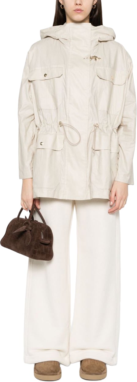 Fay Coats White Wit
