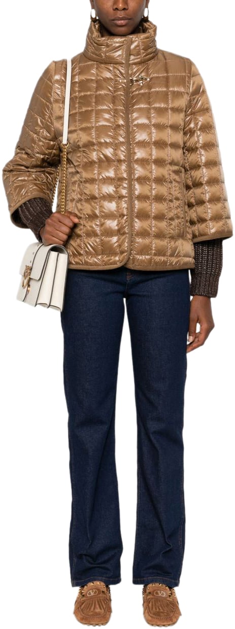 Fay Jackets Camel Beige