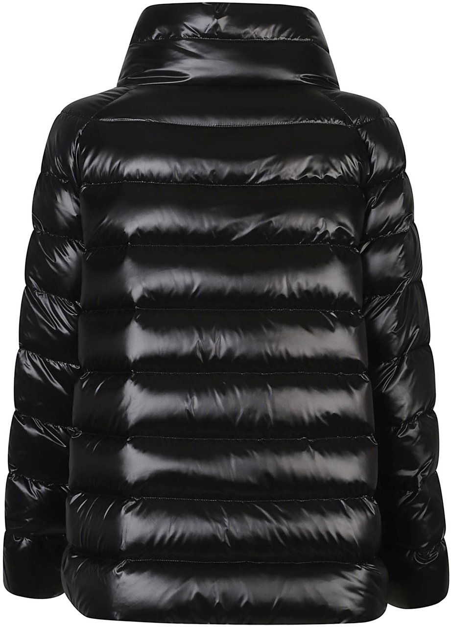 Fay Raglan Down Cape Black Zwart