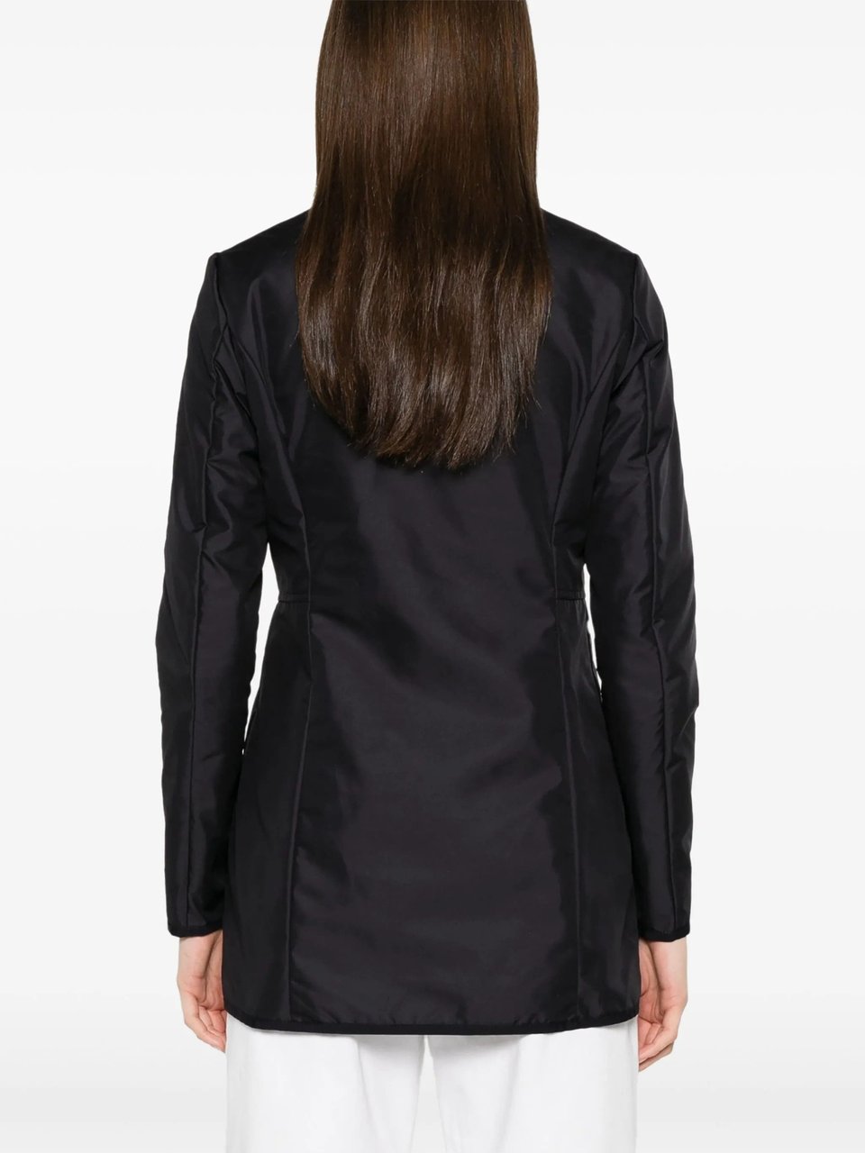 Fay Easy Virginia High Collar Dual Closure Coat Zwart