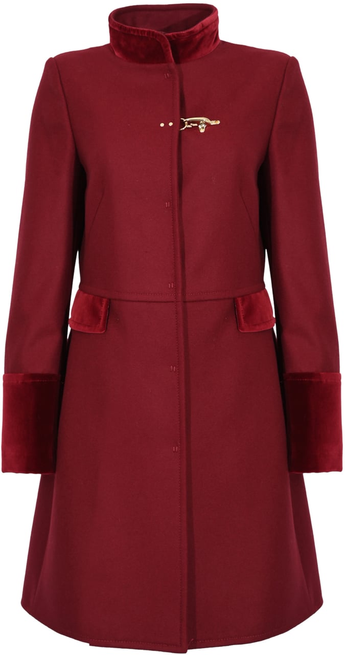 Fay Coats Rosso Sangue Rood