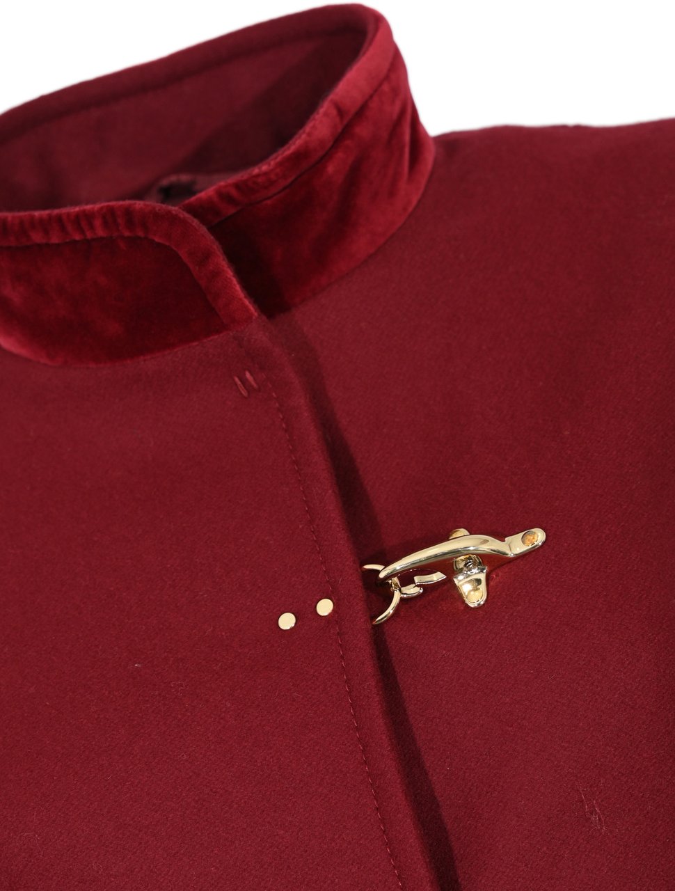 Fay Coats Rosso Sangue Rood