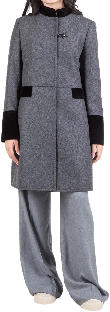 Fay Coats Nicotina Scuro Bruin