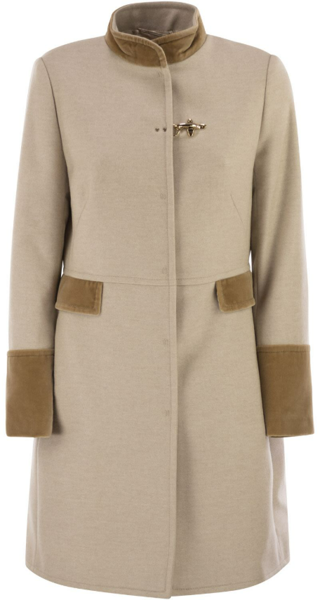 Fay Coats Beige Beige
