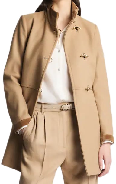 Fay Coats Camel Beige