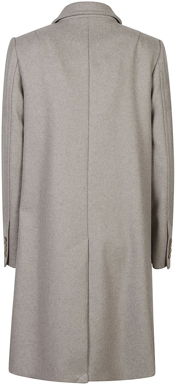 Fay Double Breasted Coat Nude & Neutrals Beige
