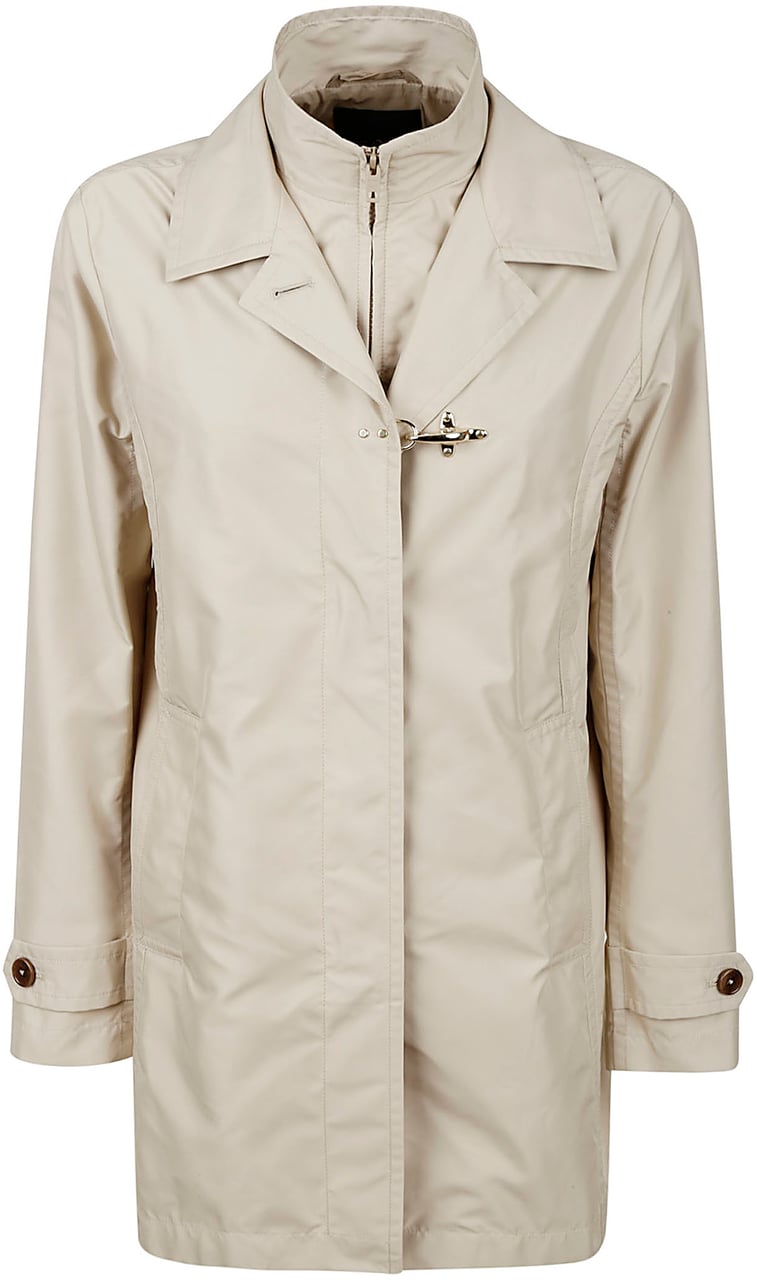 Fay Coats Beige Beige