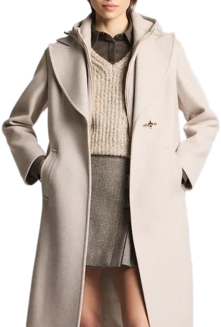 Fay Coats Flesh-Colored Fleshcolored Beige