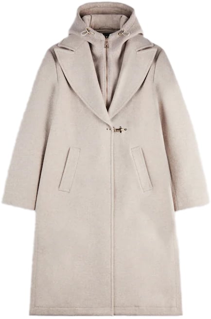 Fay Coats Flesh-Colored Fleshcolored Beige
