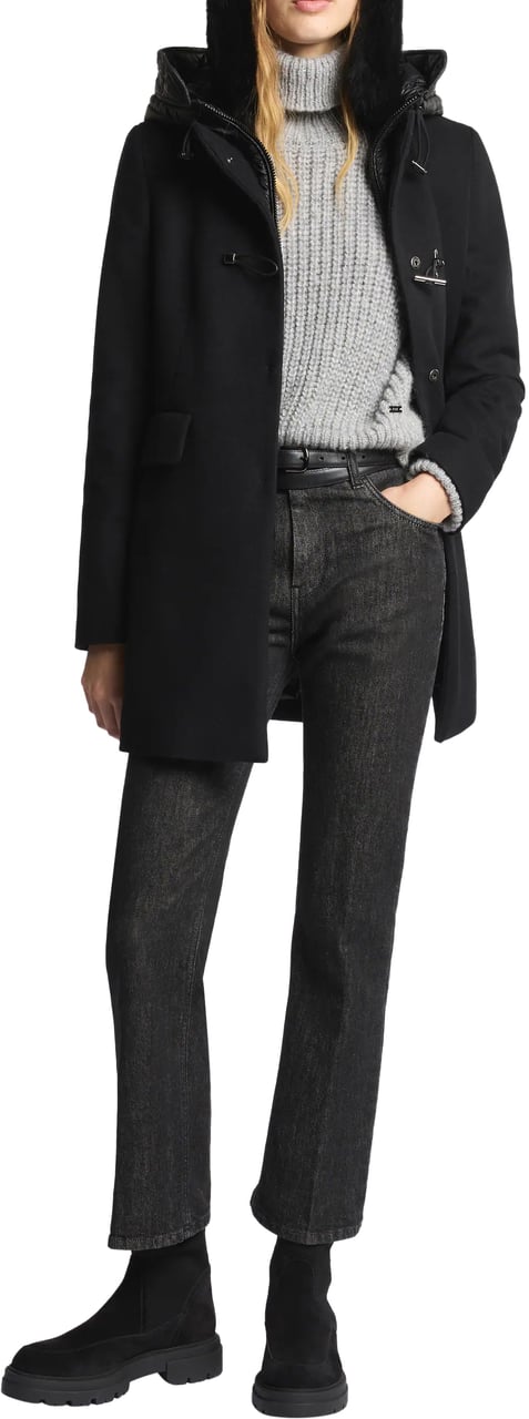 Fay Coats Black Zwart