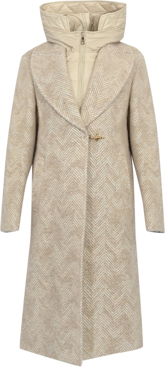 Fay Coats Carne Medio Beige