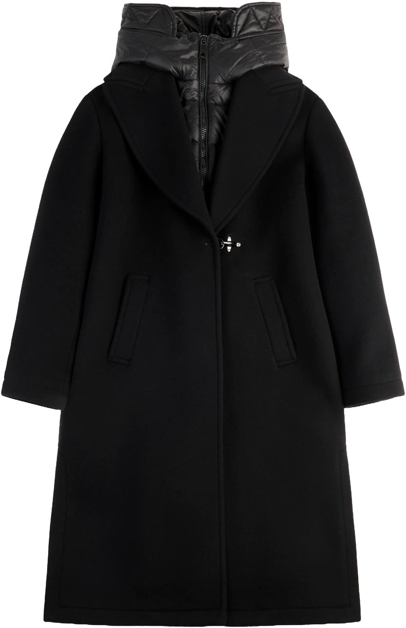 Fay Coats Black Zwart