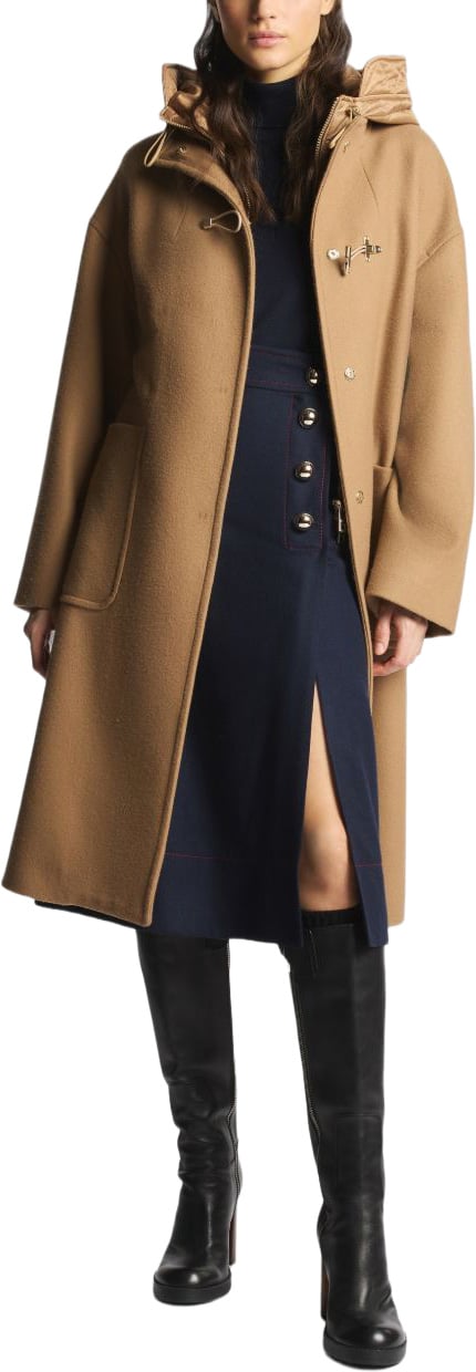 Fay Coats Beige Beige