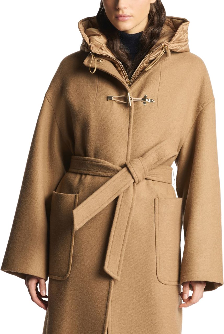 Fay Coats Beige Beige