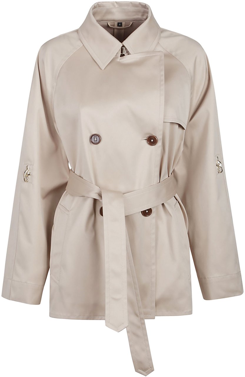 Fay City Short Trench Nude & Neutrals Beige
