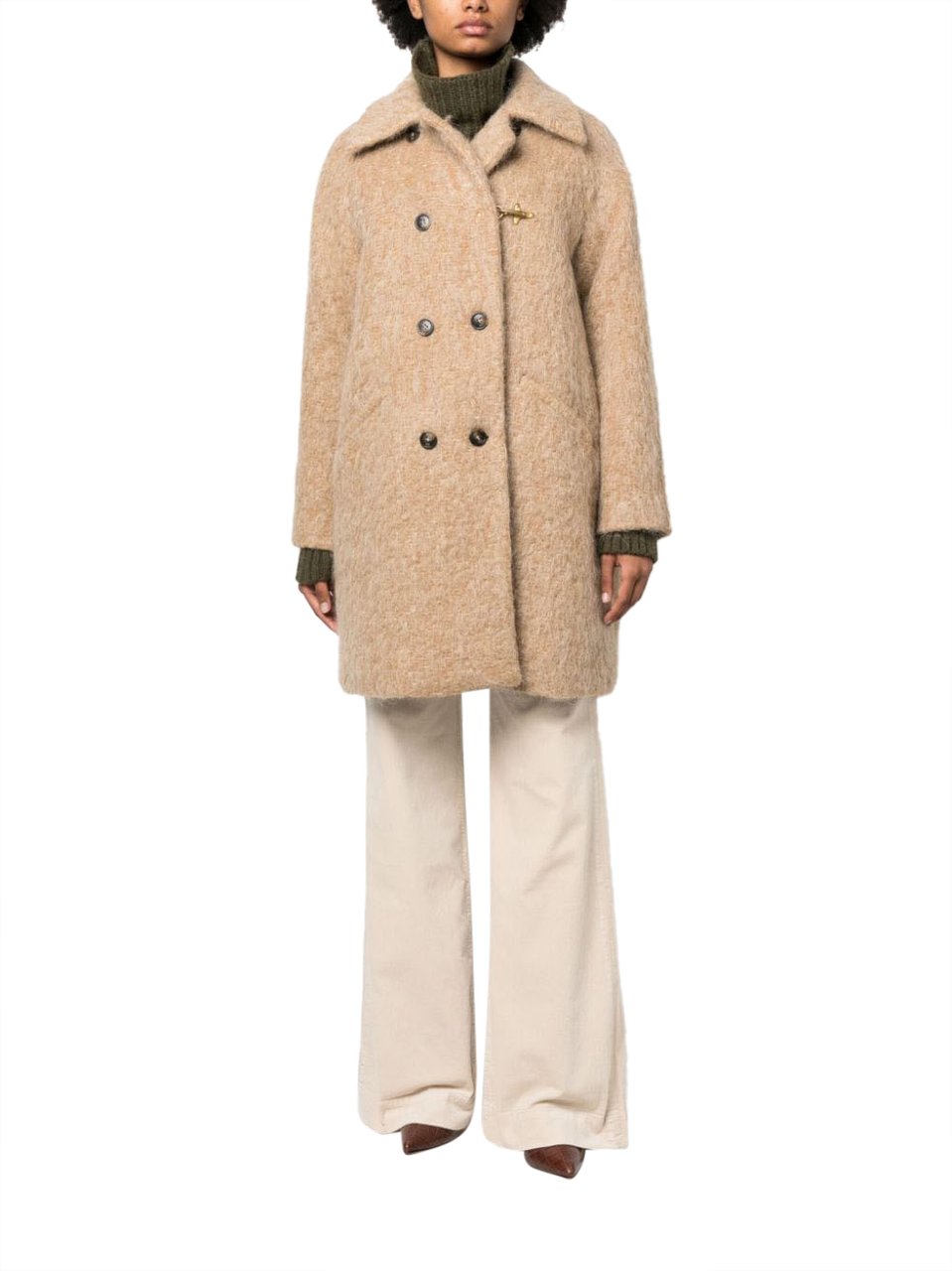 Fay Coats Camel Beige