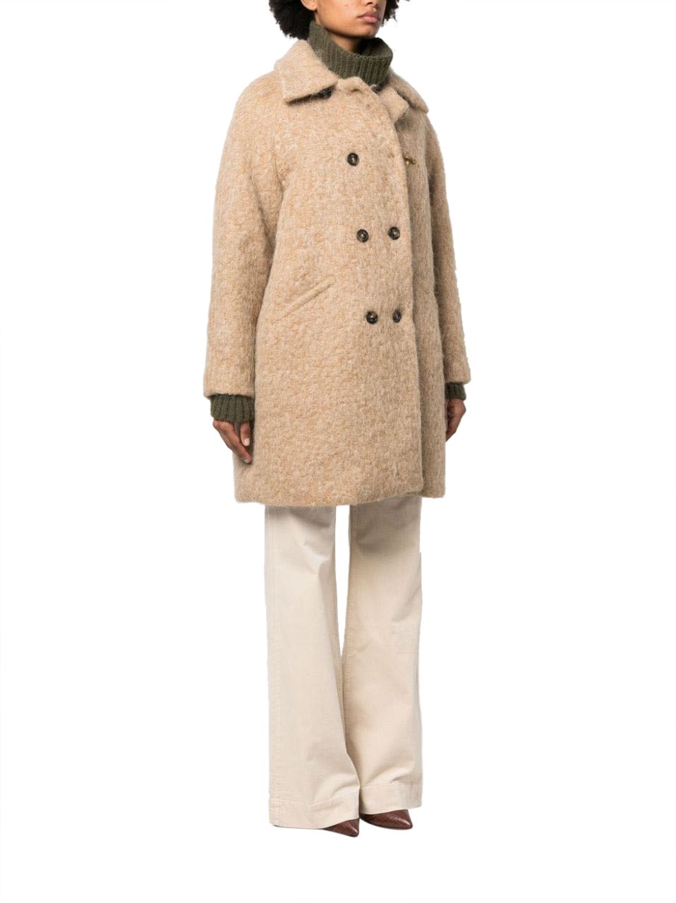 Fay Coats Camel Beige