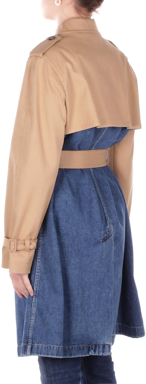 Fay Coats Denim Blauw