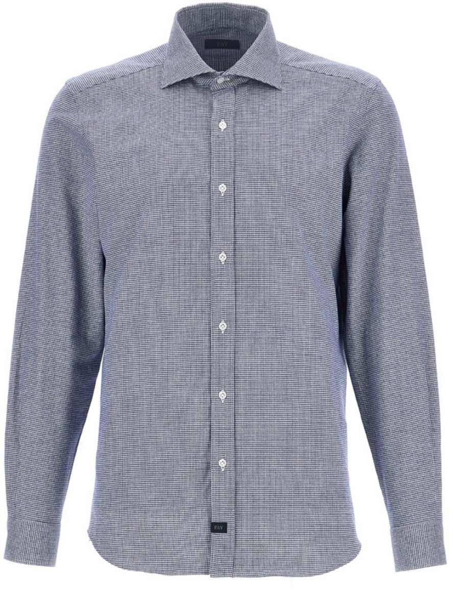 Fay Shirts Blue Blauw