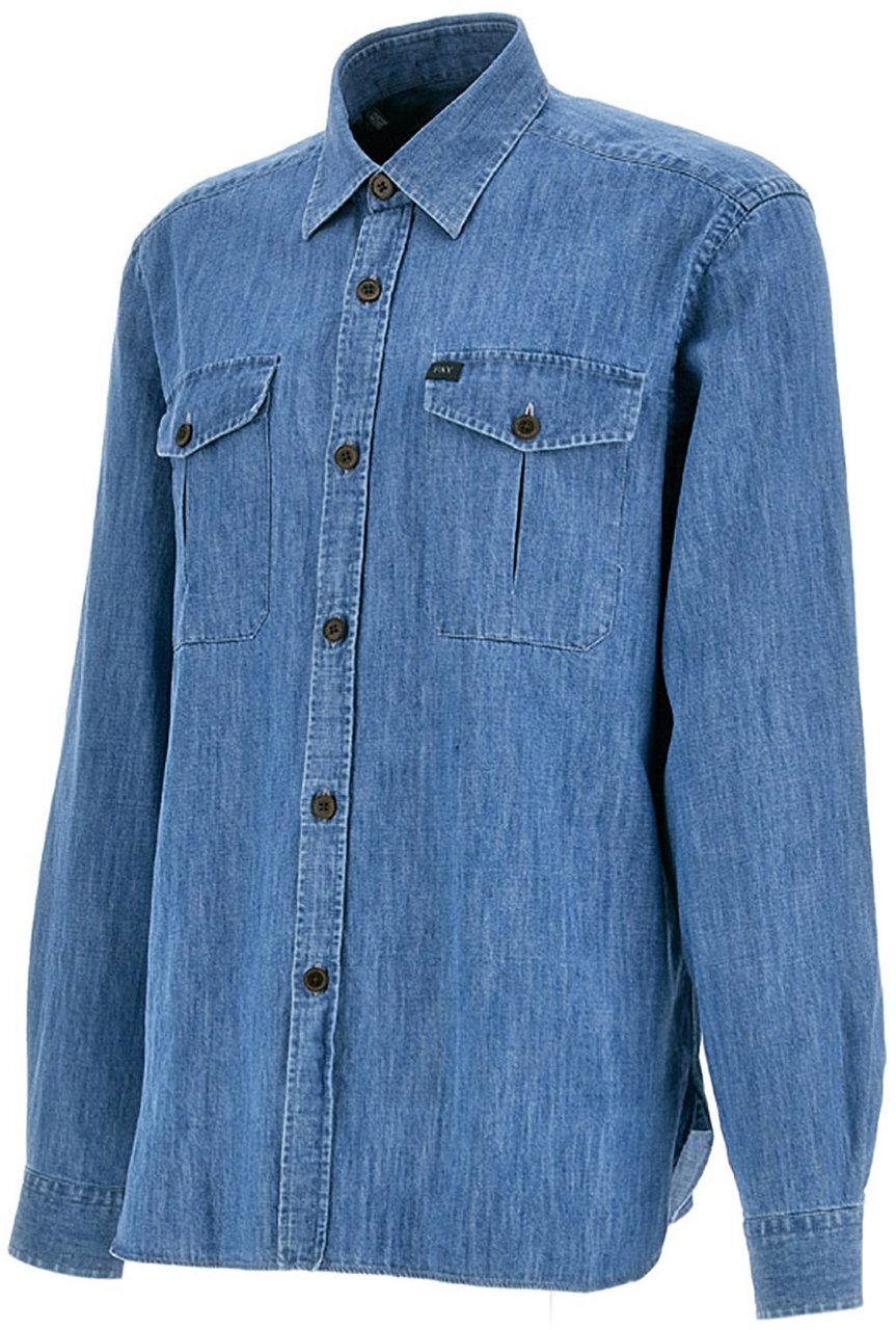 Fay Shirts Blue Blauw