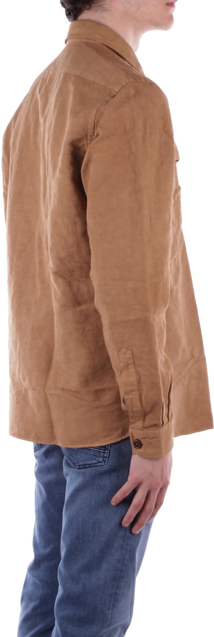 Fay Shirts Camel Beige