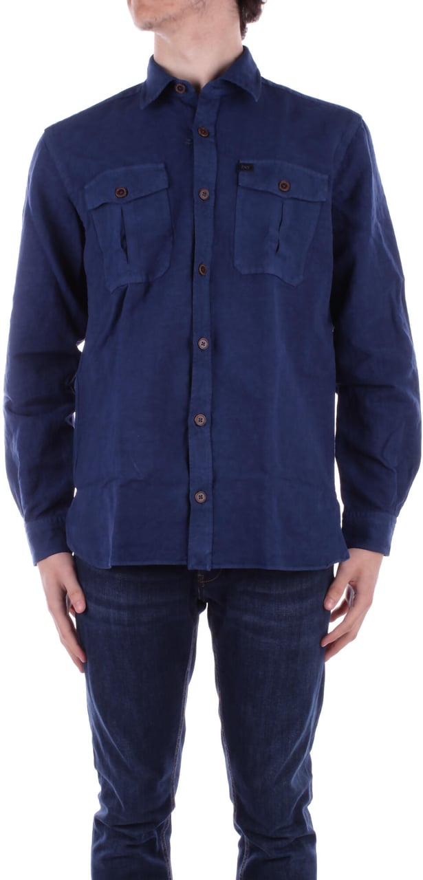 Fay Shirts Blue Blauw