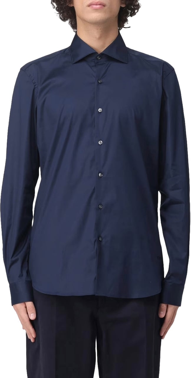 Fay Shirts Blue Blauw