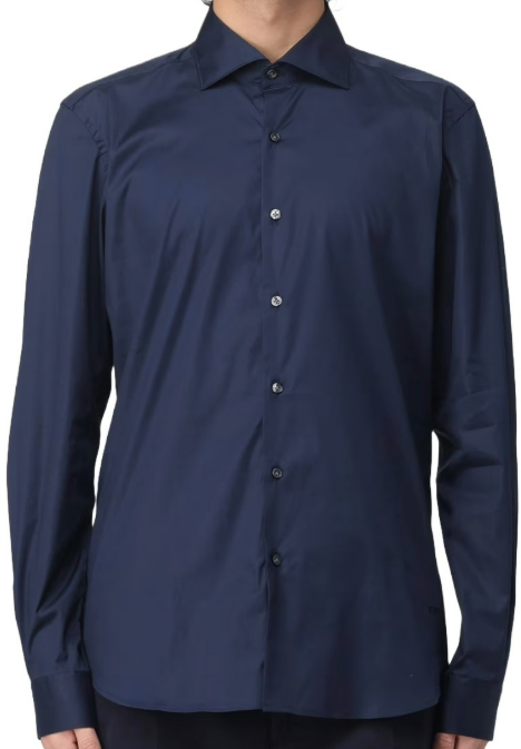 Fay Shirts Blue Blauw