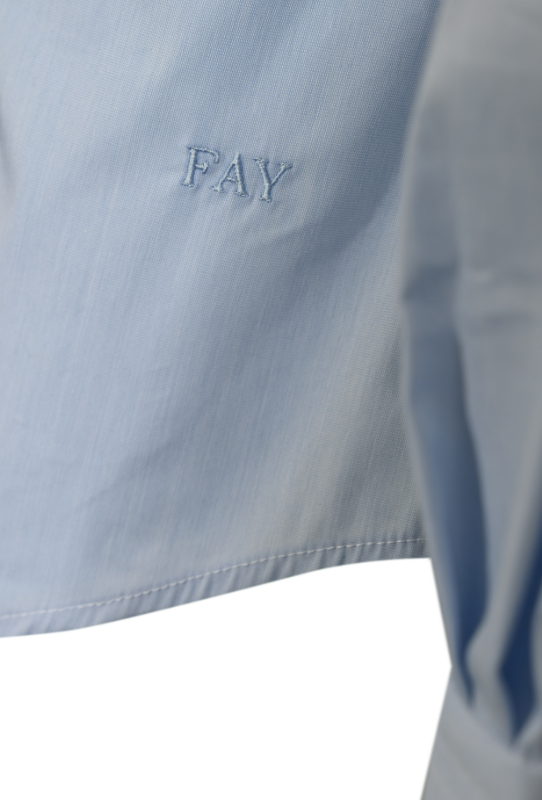 Fay Shirts Cielo Blauw