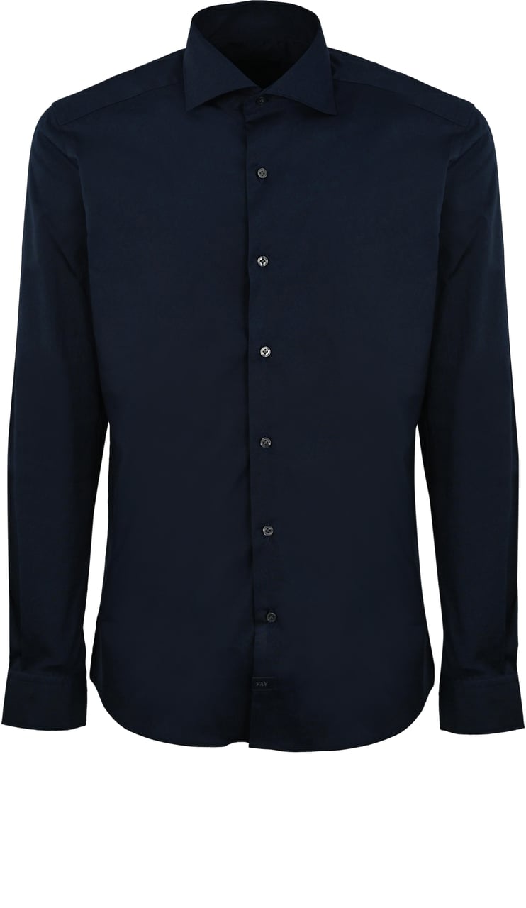 Fay Shirts Blue Blauw