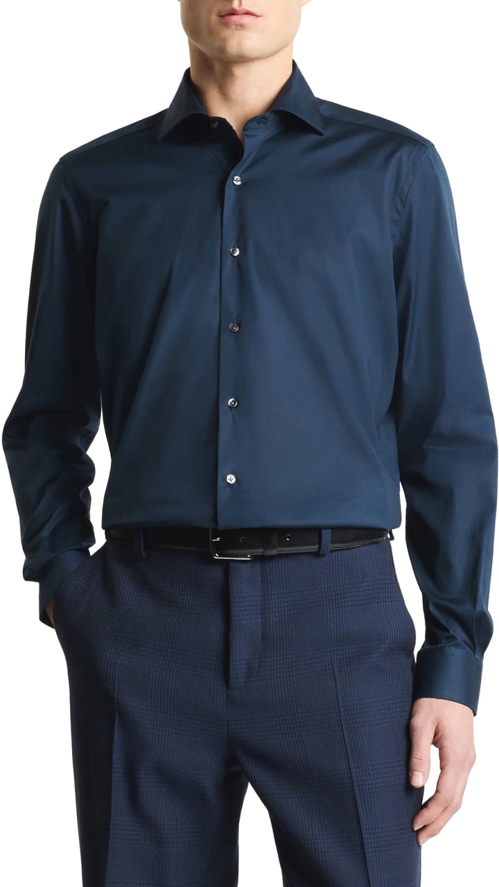 Fay Shirts Blu Navy Navy