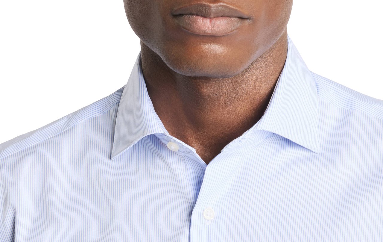 Fay Shirts Blu Elettrico Lichtblauw