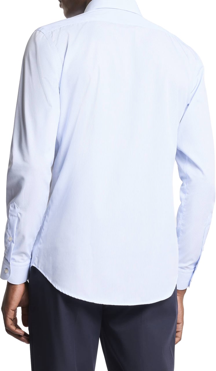 Fay Shirts Blu Elettrico Lichtblauw
