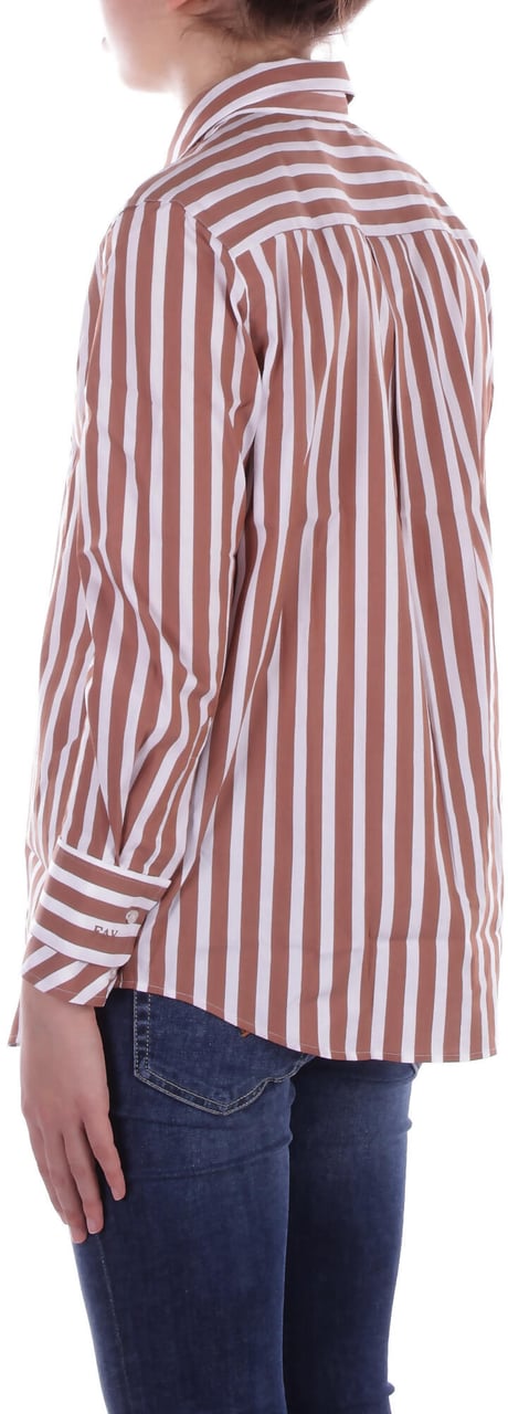 Fay Shirts Leather Brown Bruin