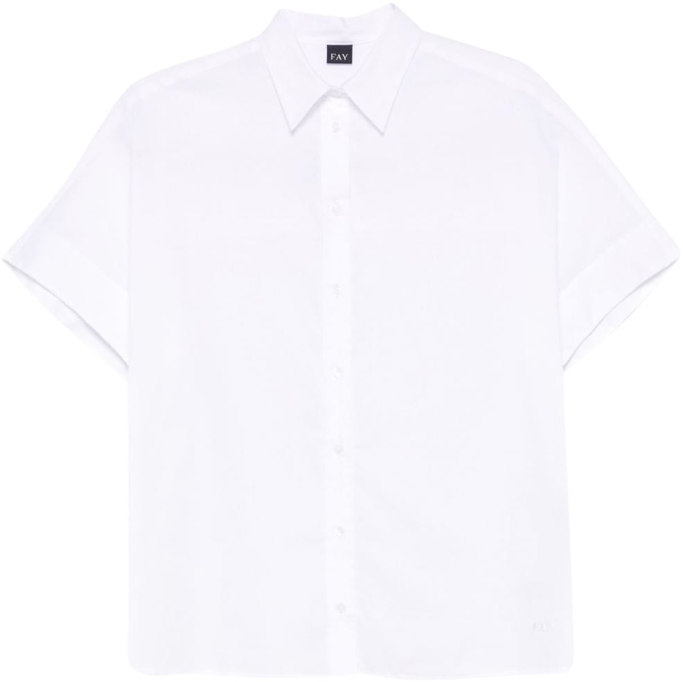 Fay Shirts White Wit