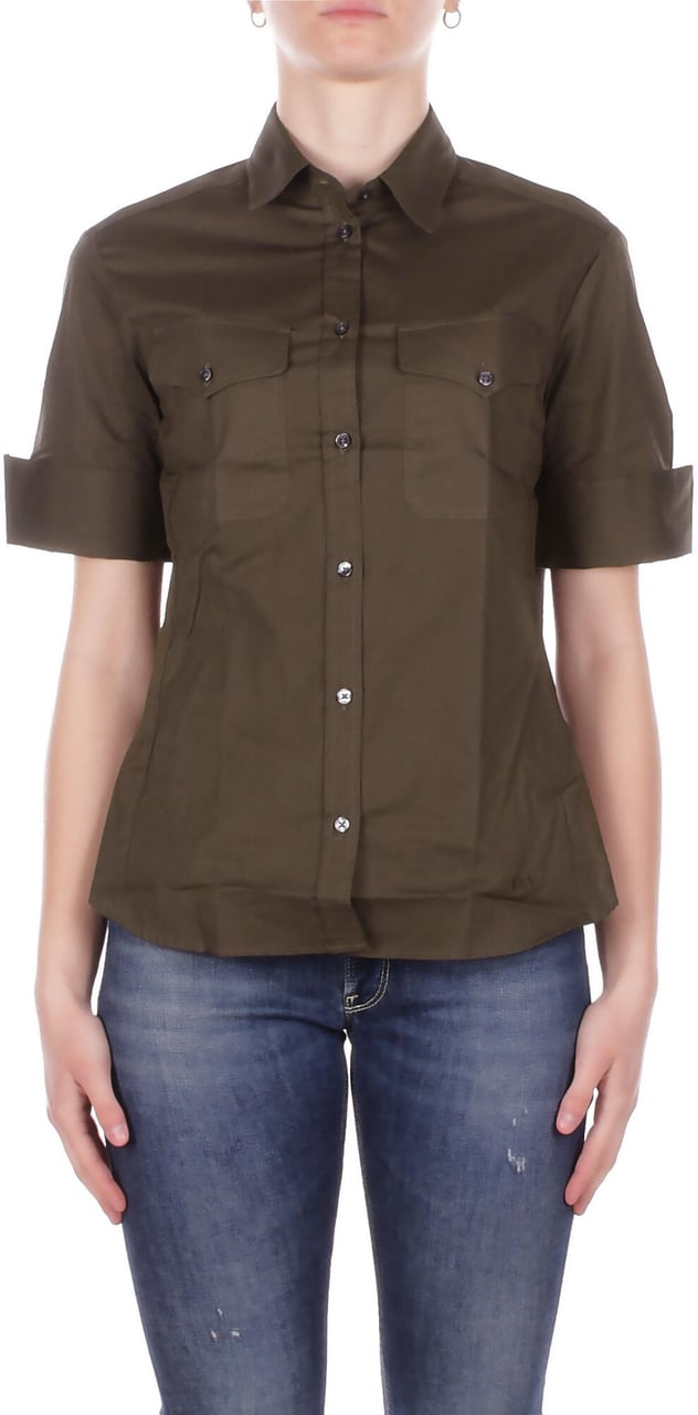 Fay Shirts Green Donkergroen