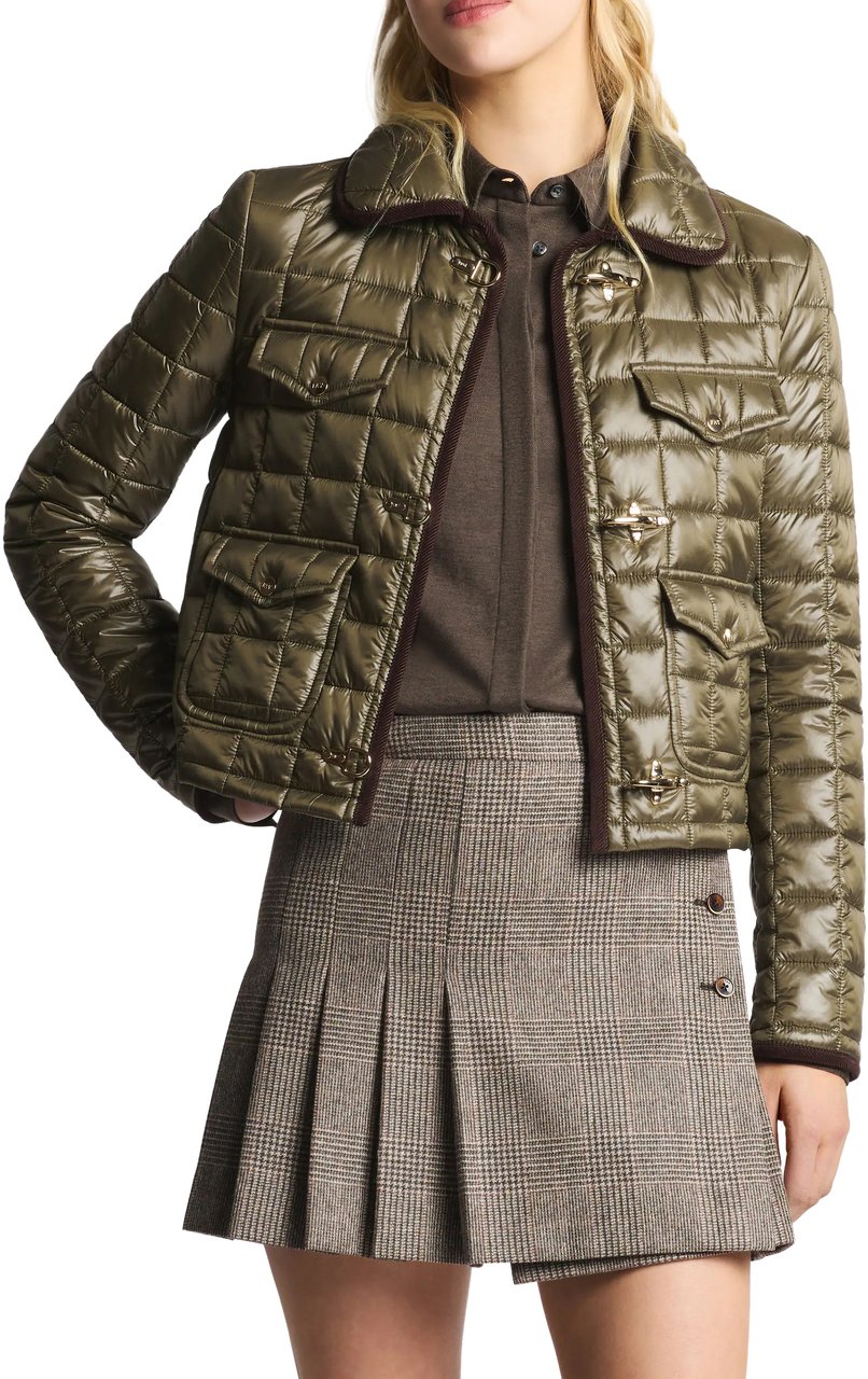 Fay Coats Militare Sabbia Scuro Beige