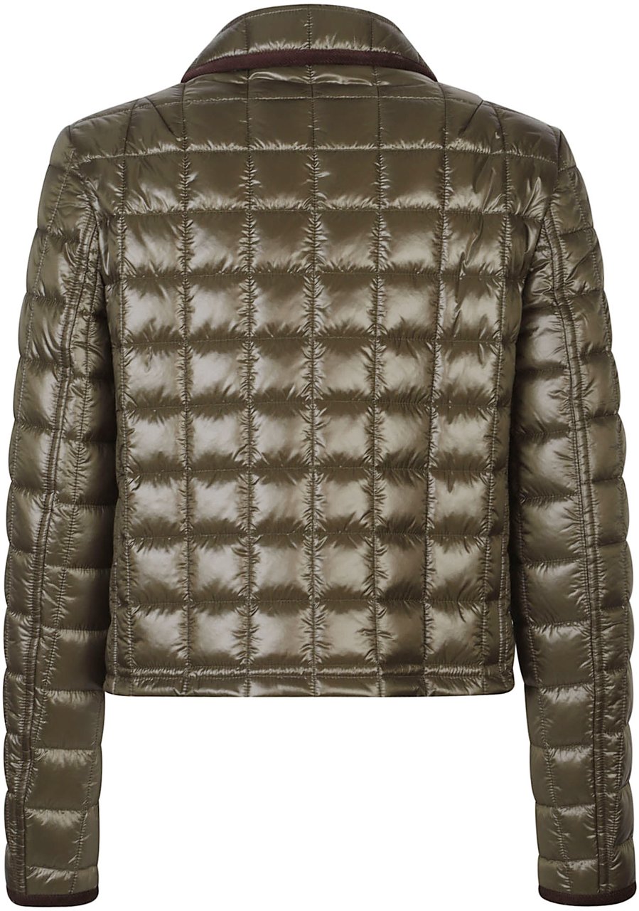 Fay 3 Gancio Down Jacket Green Groen