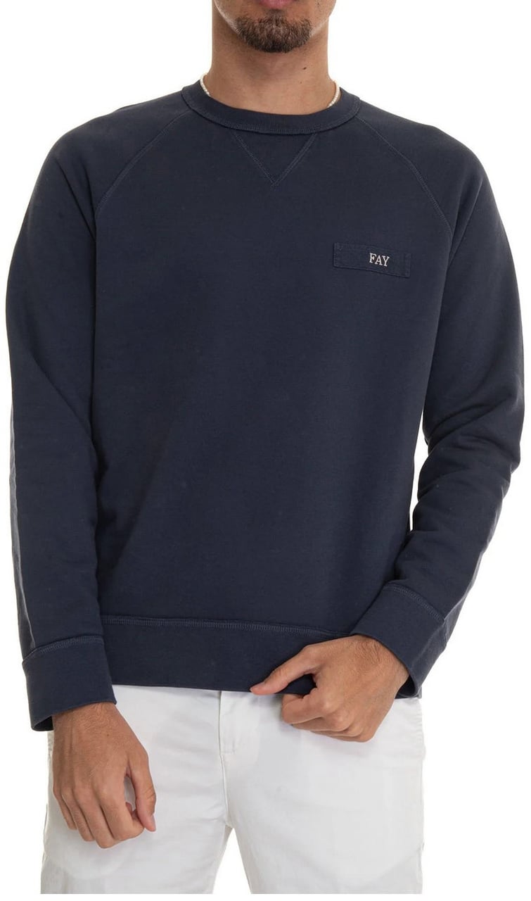 Fay Sweaters Blue Blauw