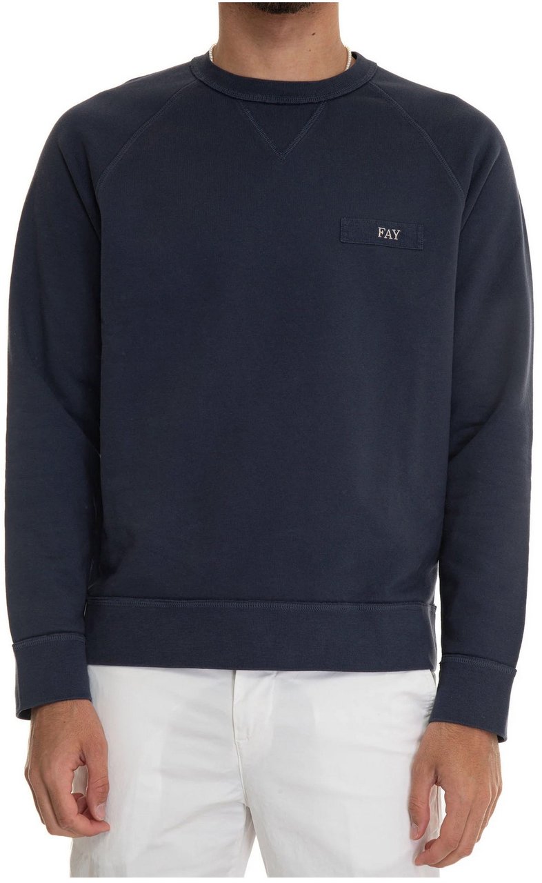 Fay Sweaters Blue Blauw