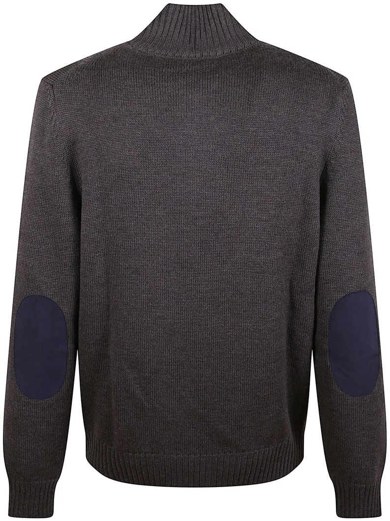 Fay Sweaters Caffe Blu Denim Blauw