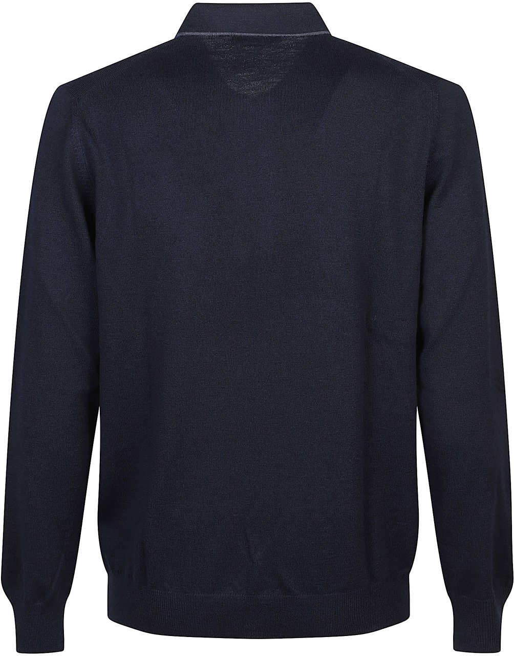 Fay Polo Neck Sweater Blue Blauw