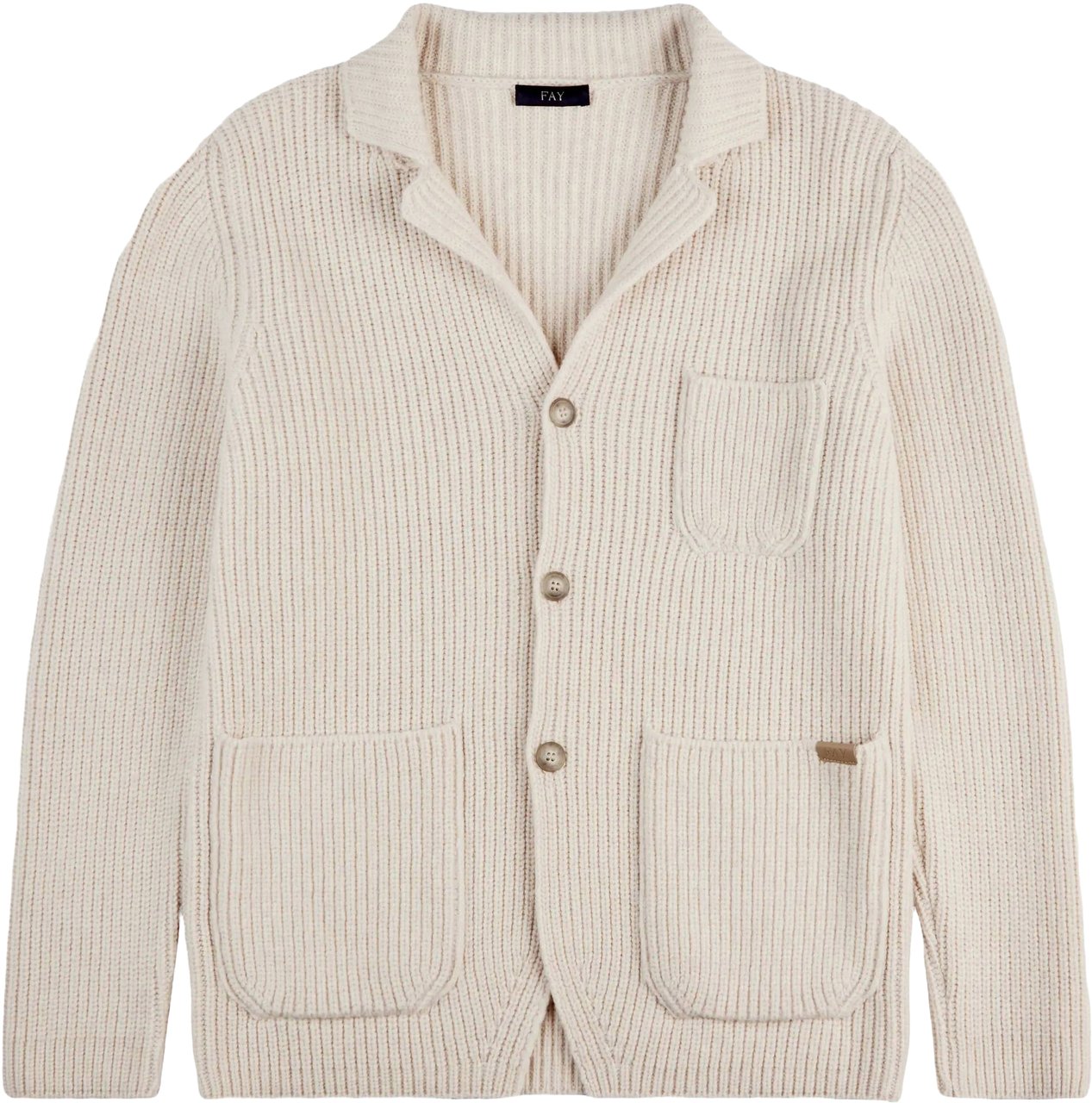 Fay Jackets Ivory Wit