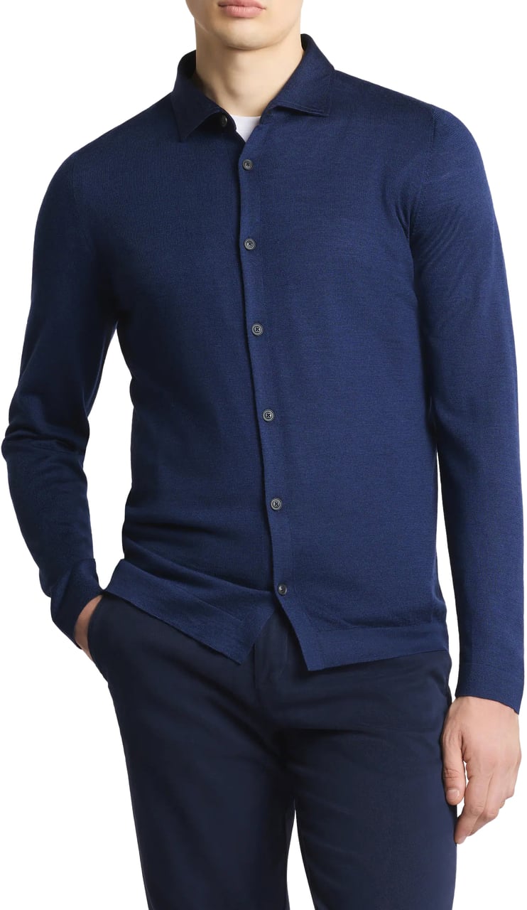 Fay Sweaters Blu Royale Blauw