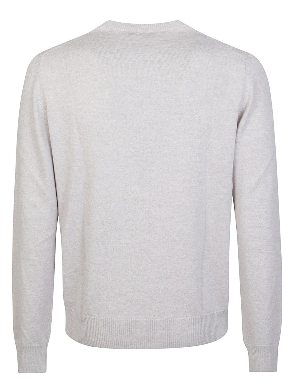 Fay Round Neck Sweater Metallic Metallic