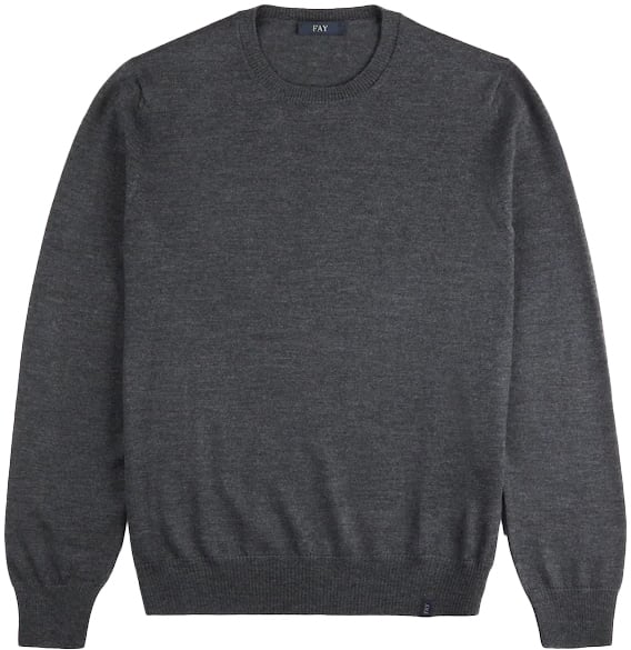 Fay Sweaters Catrame Zwart