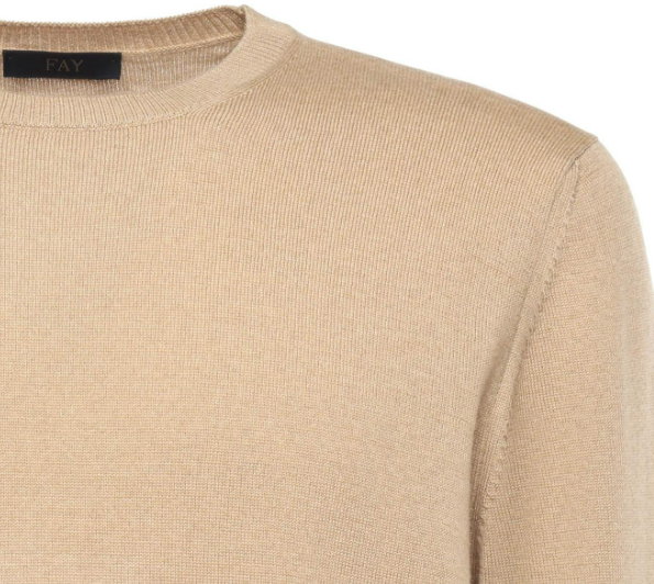 Fay Sweaters Cappuccino Bruin