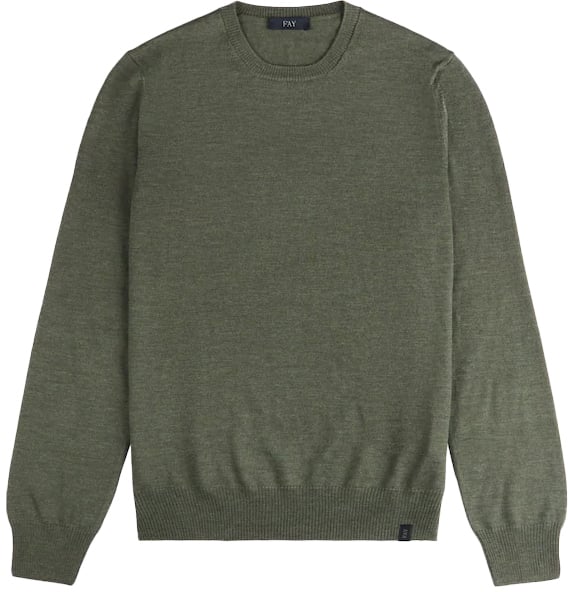 Fay Sweaters Green Groen