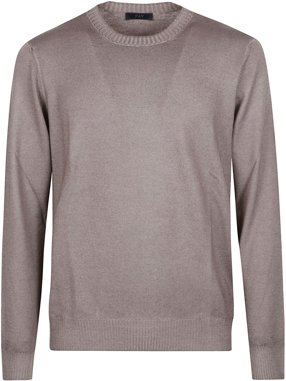 Fay Round Neck Sweater Brown Bruin