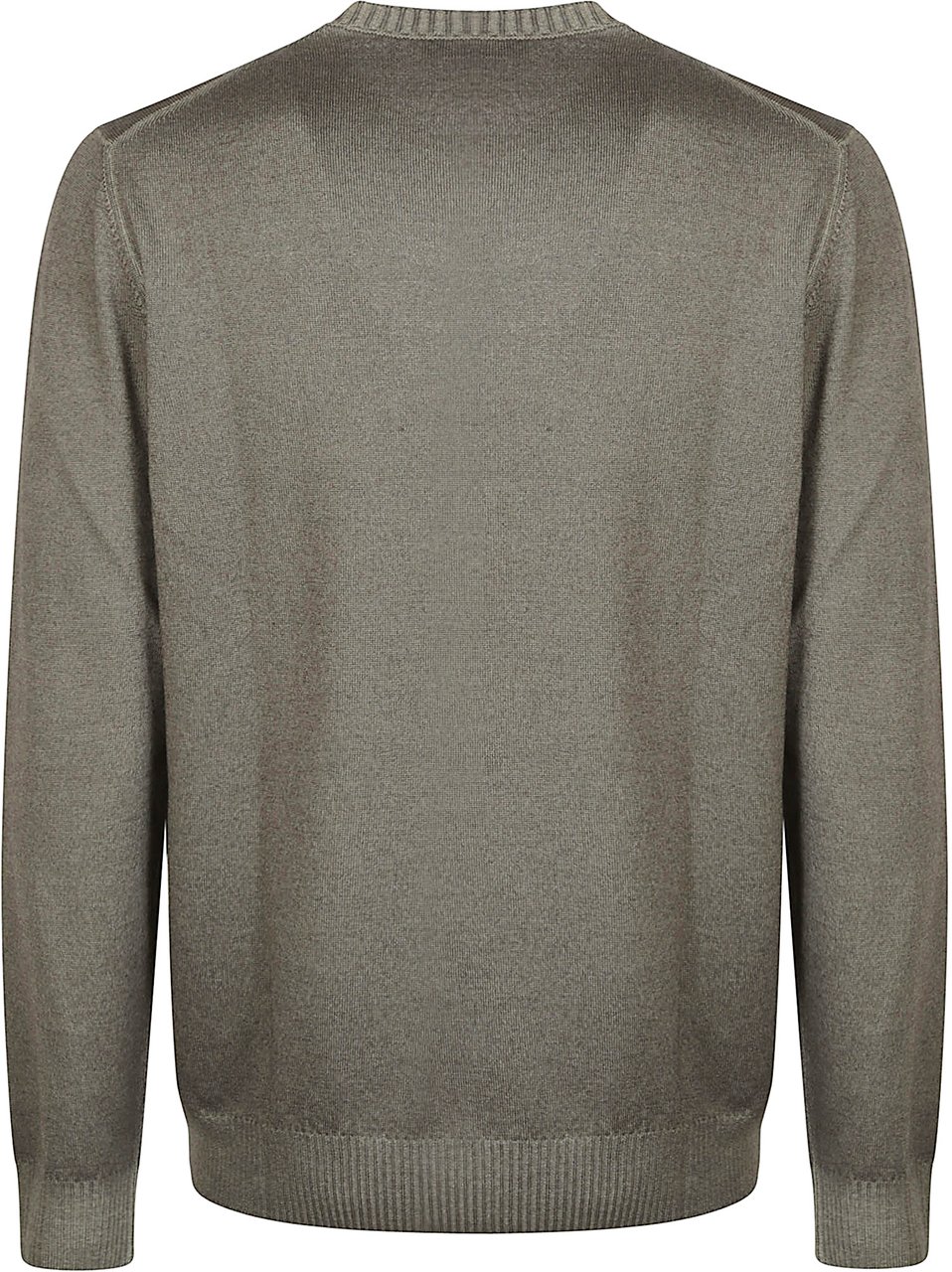 Fay Round Neck Sweater Green Groen